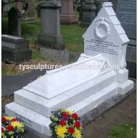 Custom cheap marble coffins stone tomb cemetery for sale