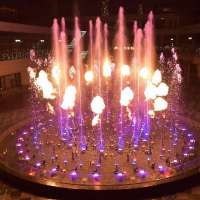 Colorful Outdoor Fire Spray Water Feature Water Fountain for Design and Show